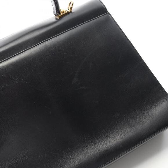 SALVATORE FERRAGAMO Black Leather Bag - Picture 9 of 11